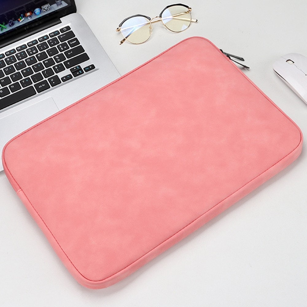 Laptoptasche aus Leder up to 13,3" rosa