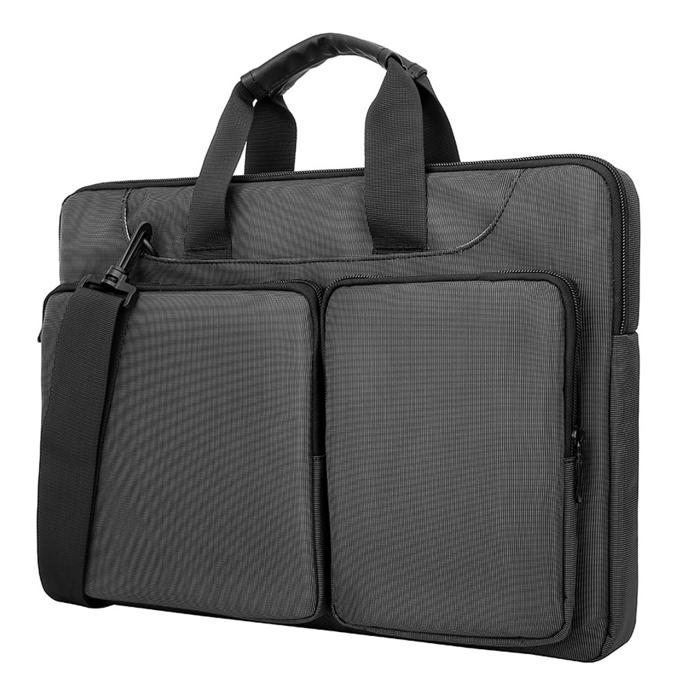 Laptoptasche mit Schultergurt & Stauraum 13-14" grau