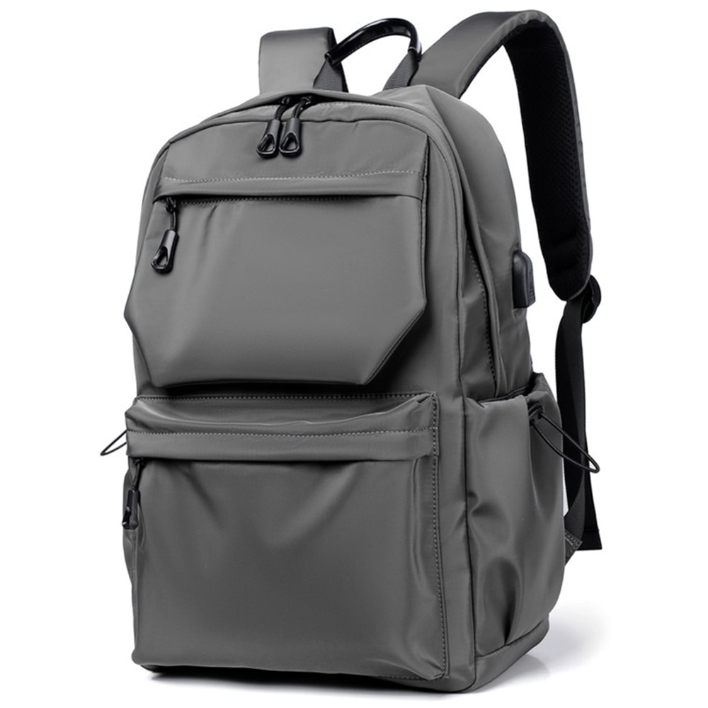 Rucksack für Laptop bis zu 14 Zoll, grau