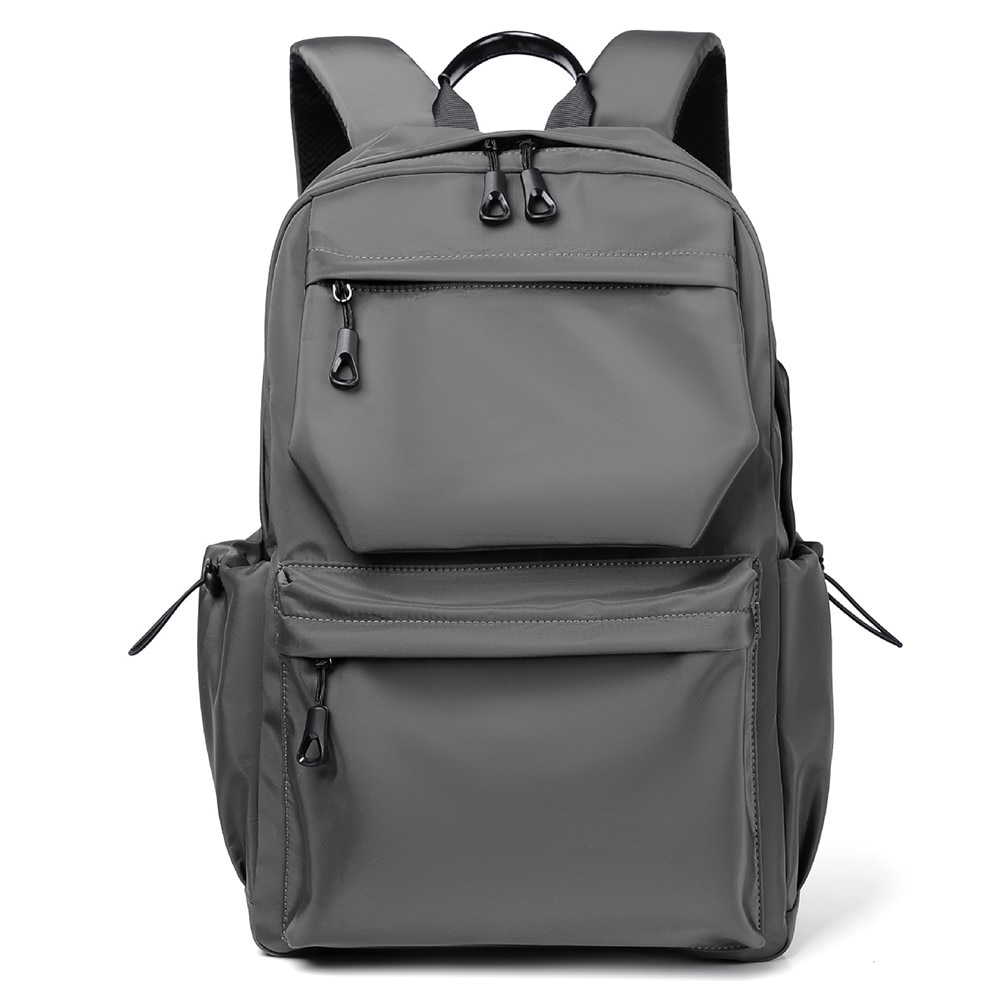 Rucksack für Laptop bis zu 14 Zoll, grau