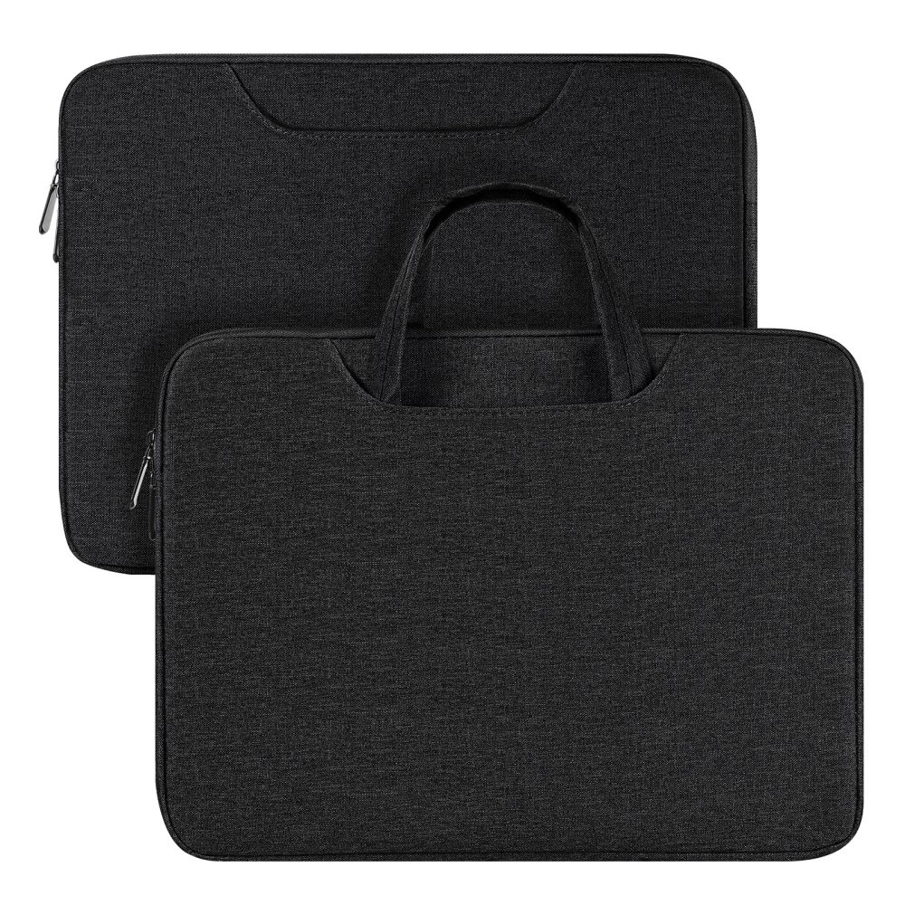 Stoßfeste Laptoptasche mit Haltegriff 13.9" schwarz