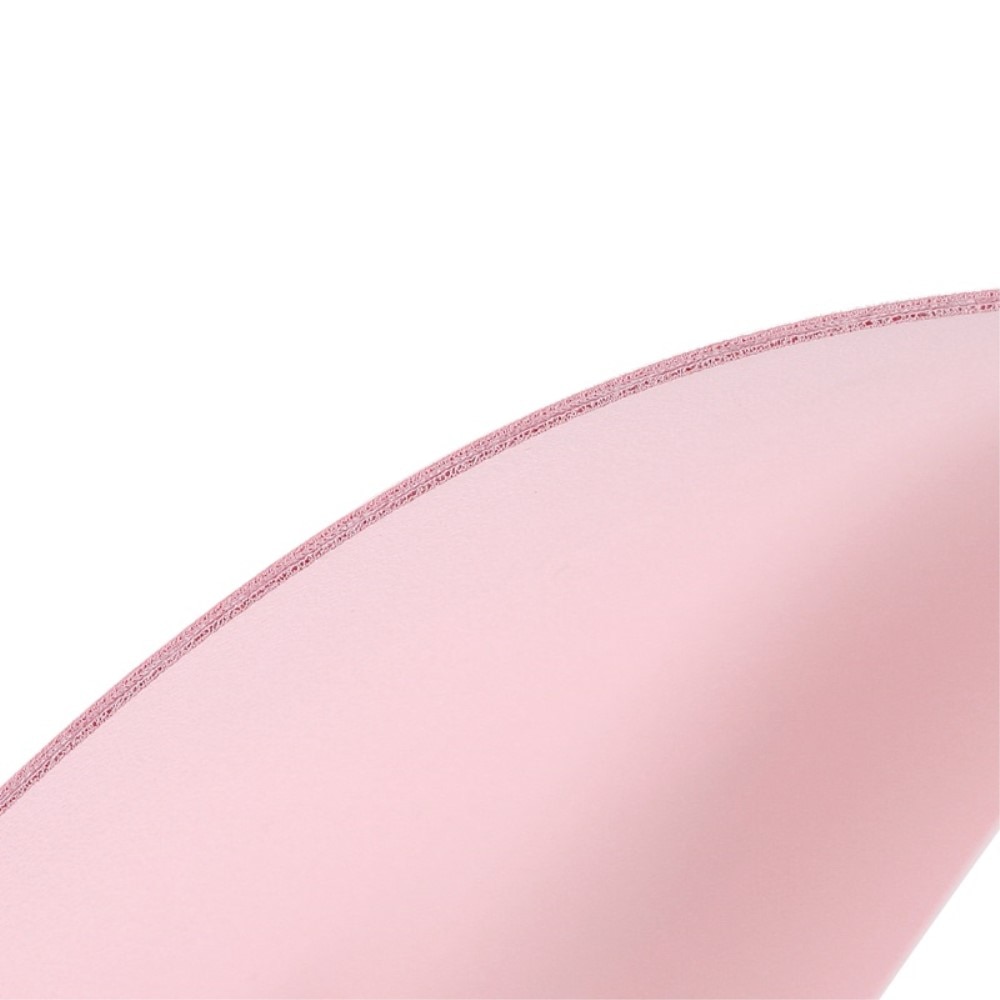 Mauspad aus Leder rosa