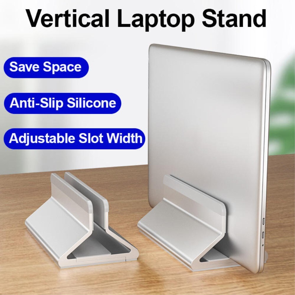 Verstellbarer Tischständer für Laptops, schwarz