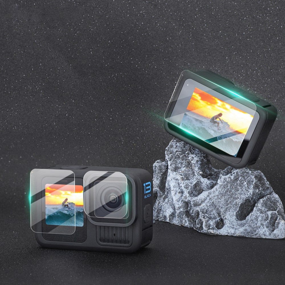 GoPro Hero 13 Panzerglas Displayschutz und Kameraschutz