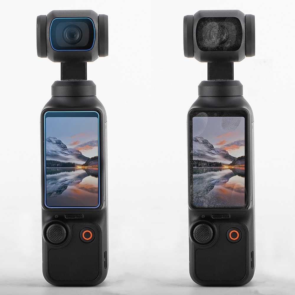 DJI Osmo Pocket 3 Panzerglas Displayschutz und Kameraschutz