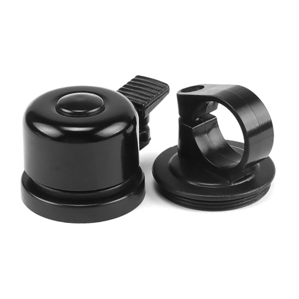 Fahrradklingel mit Apple AirTag-Halterung, schwarz