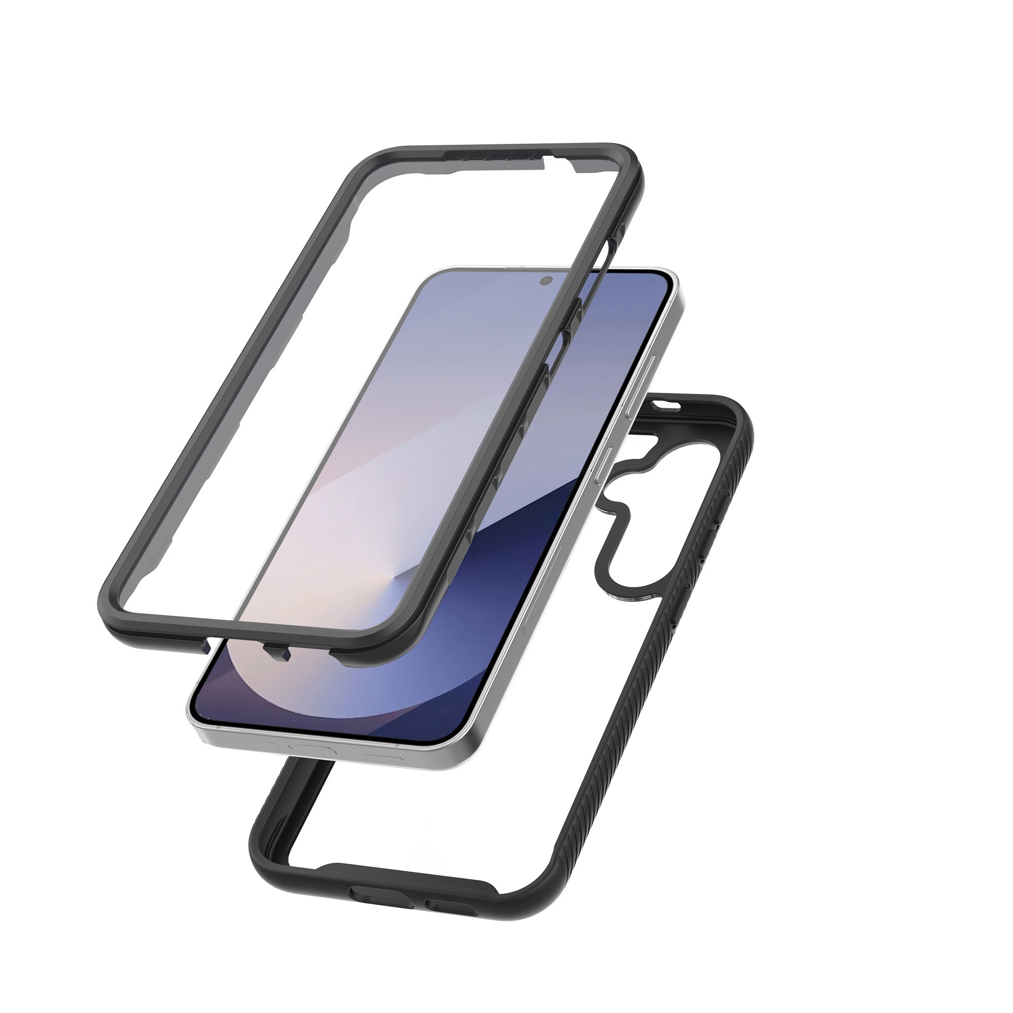 Samsung Galaxy S25 Full Protection Case Schwarz