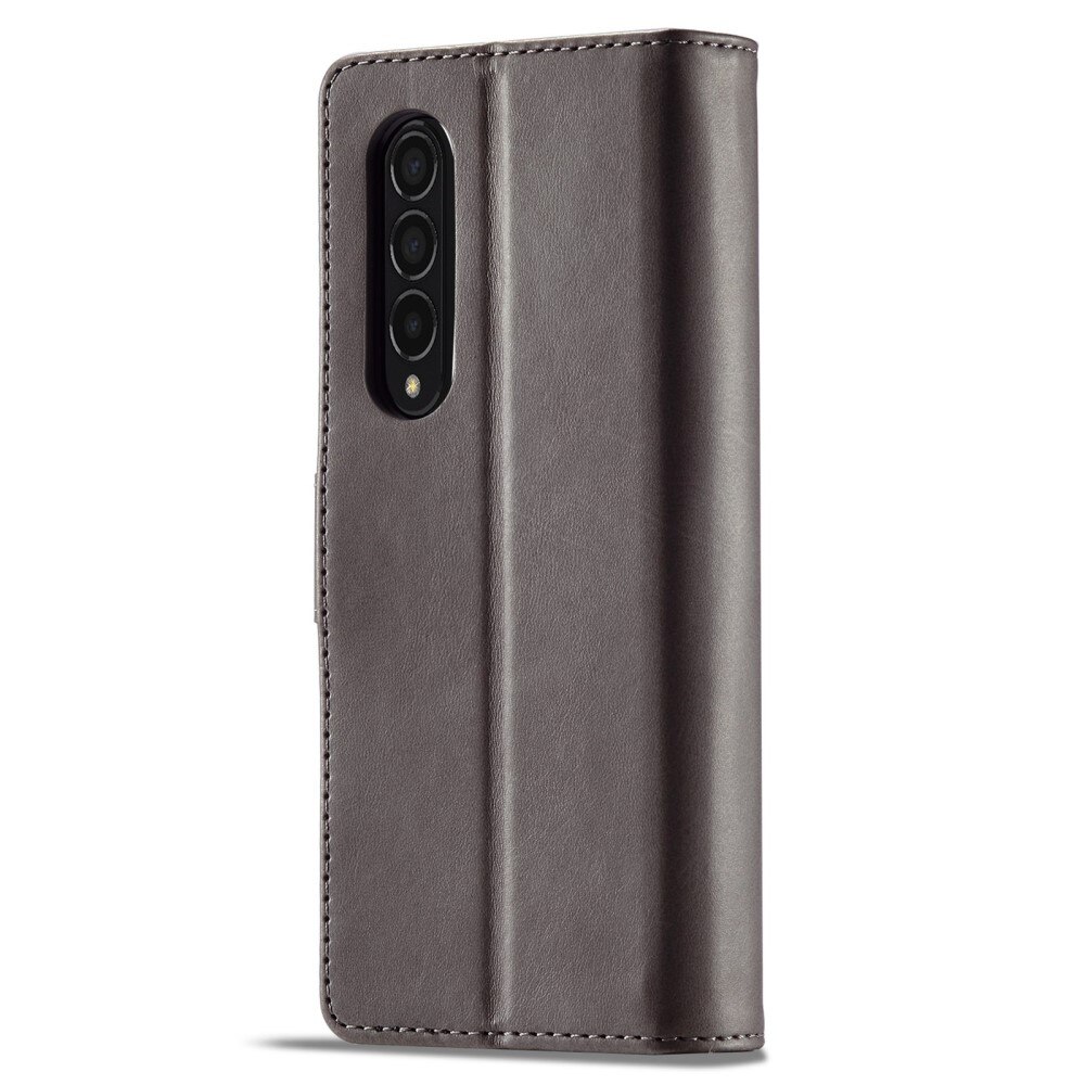 Portemonnaie-Hülle Samsung Galaxy Z Fold 4 Grau