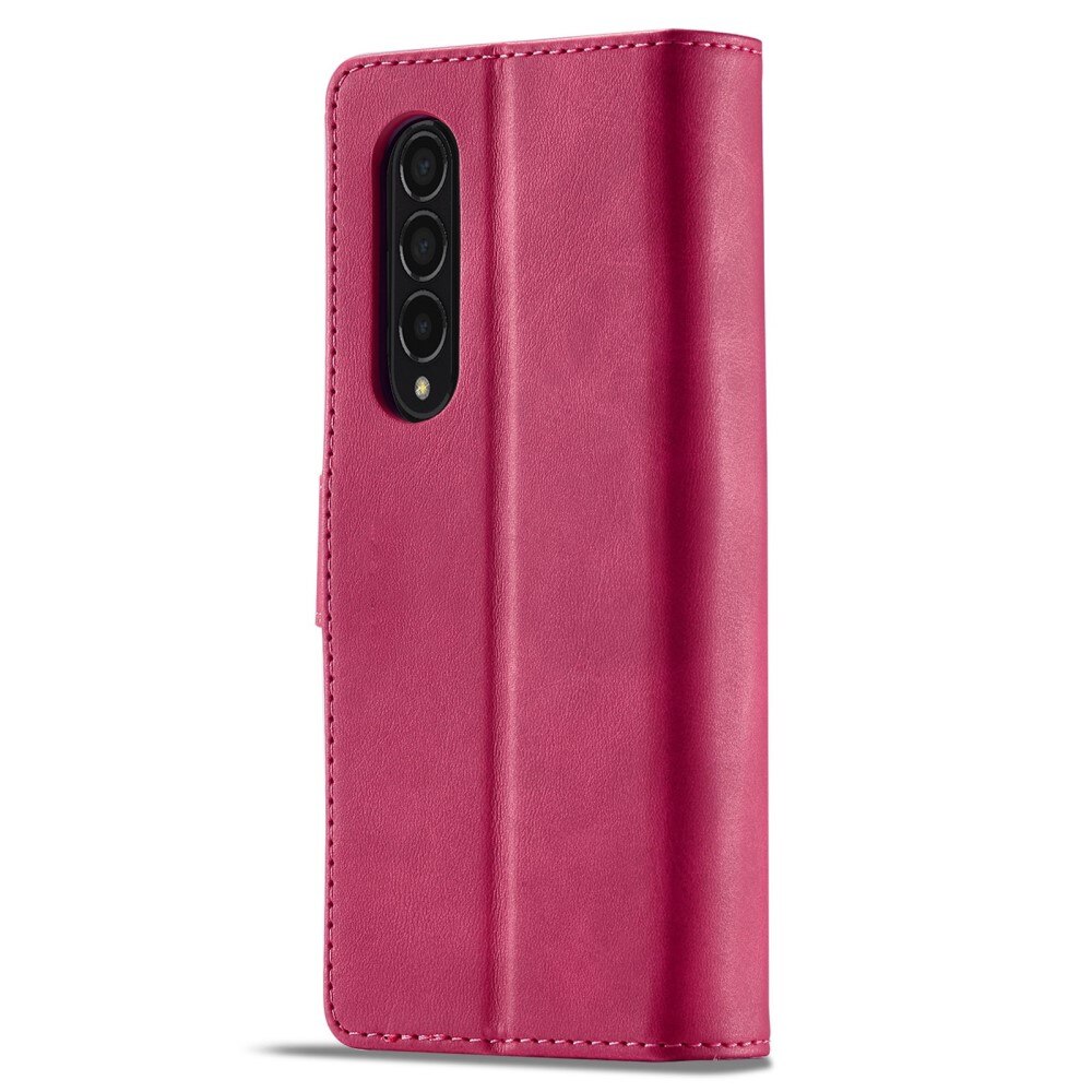 Portemonnaie-Hülle Samsung Galaxy Z Fold 4 Rosa