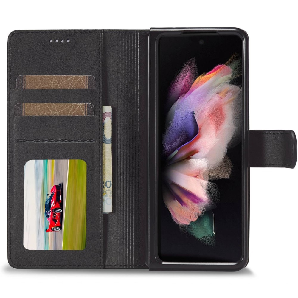 Portemonnaie-Hülle Samsung Galaxy Z Fold 4 Schwarz