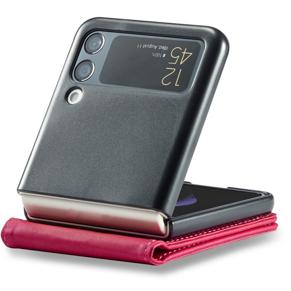 Portemonnaie-Hülle Samsung Galaxy Z Flip 4 Rosa