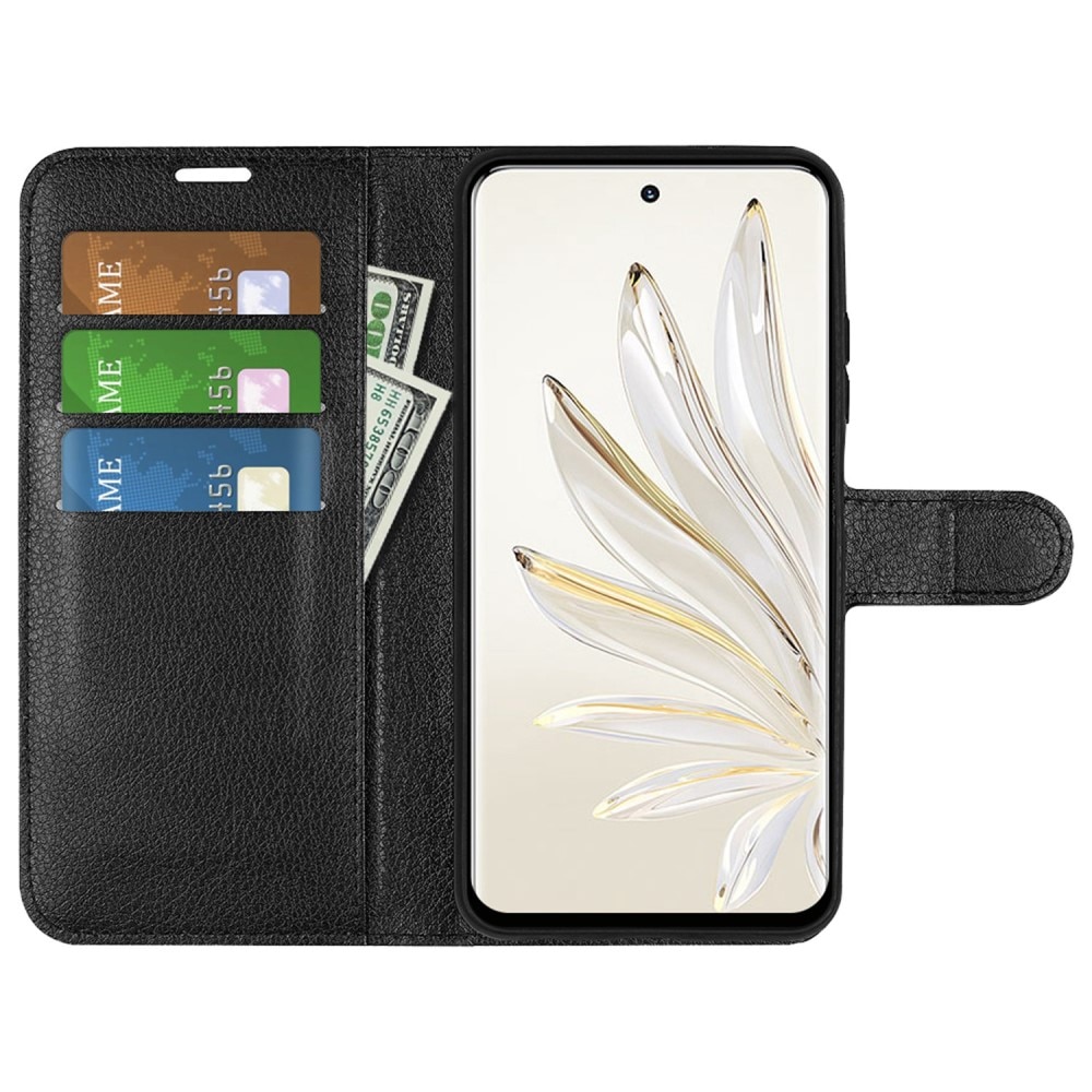  Honor 70 Handytasche Schwarz