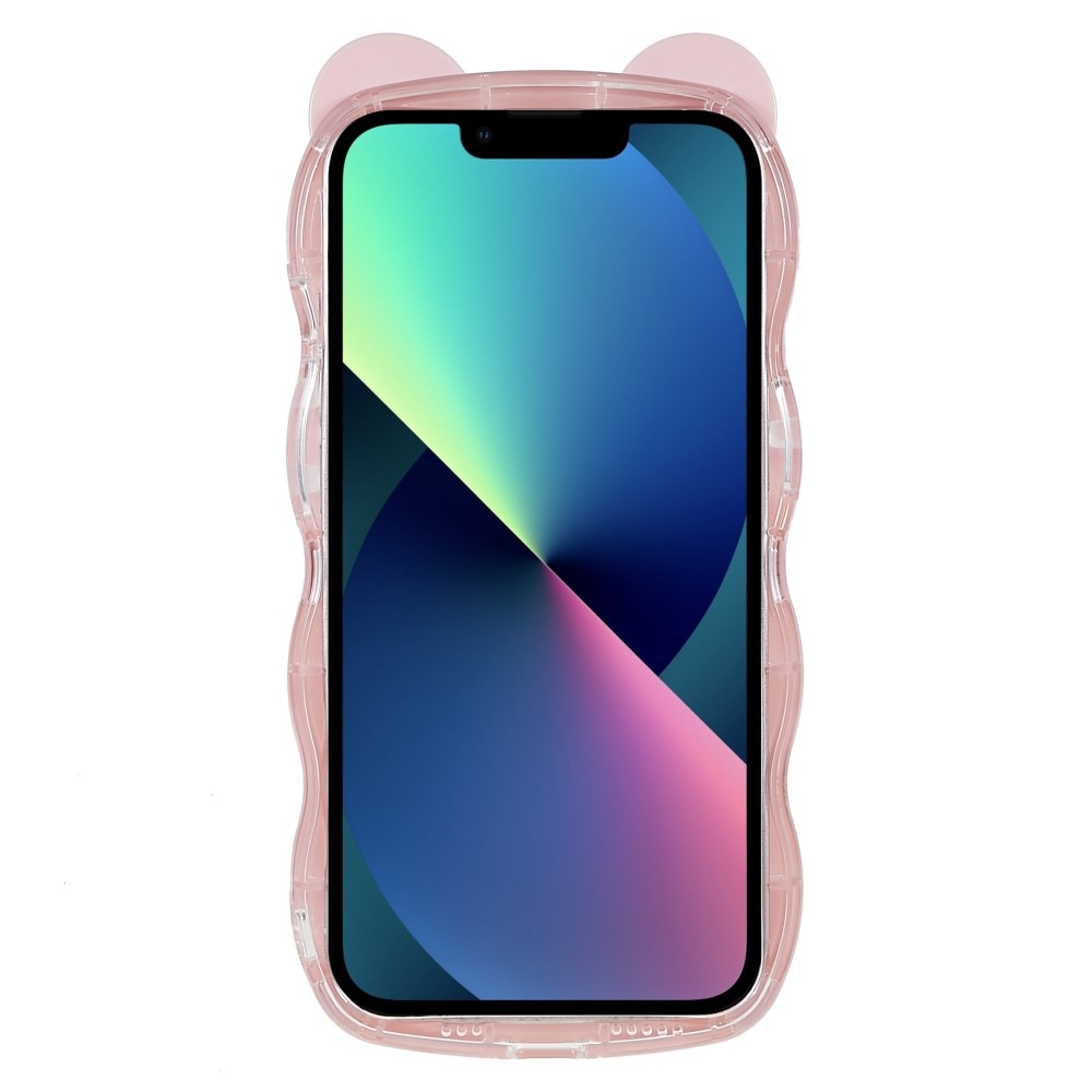 iPhone 13  Hülle Wavy Edge Heart rosa