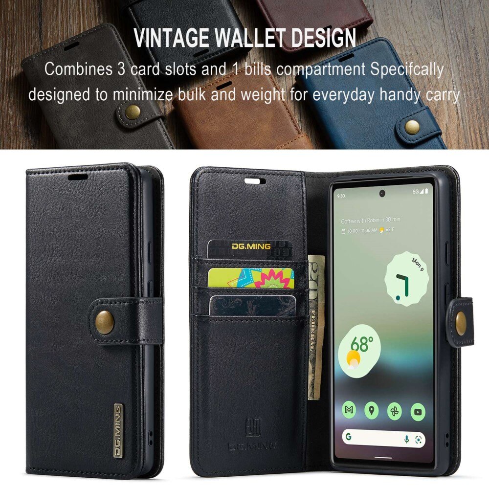 Handytasche Magnetische Google Pixel 6a Black