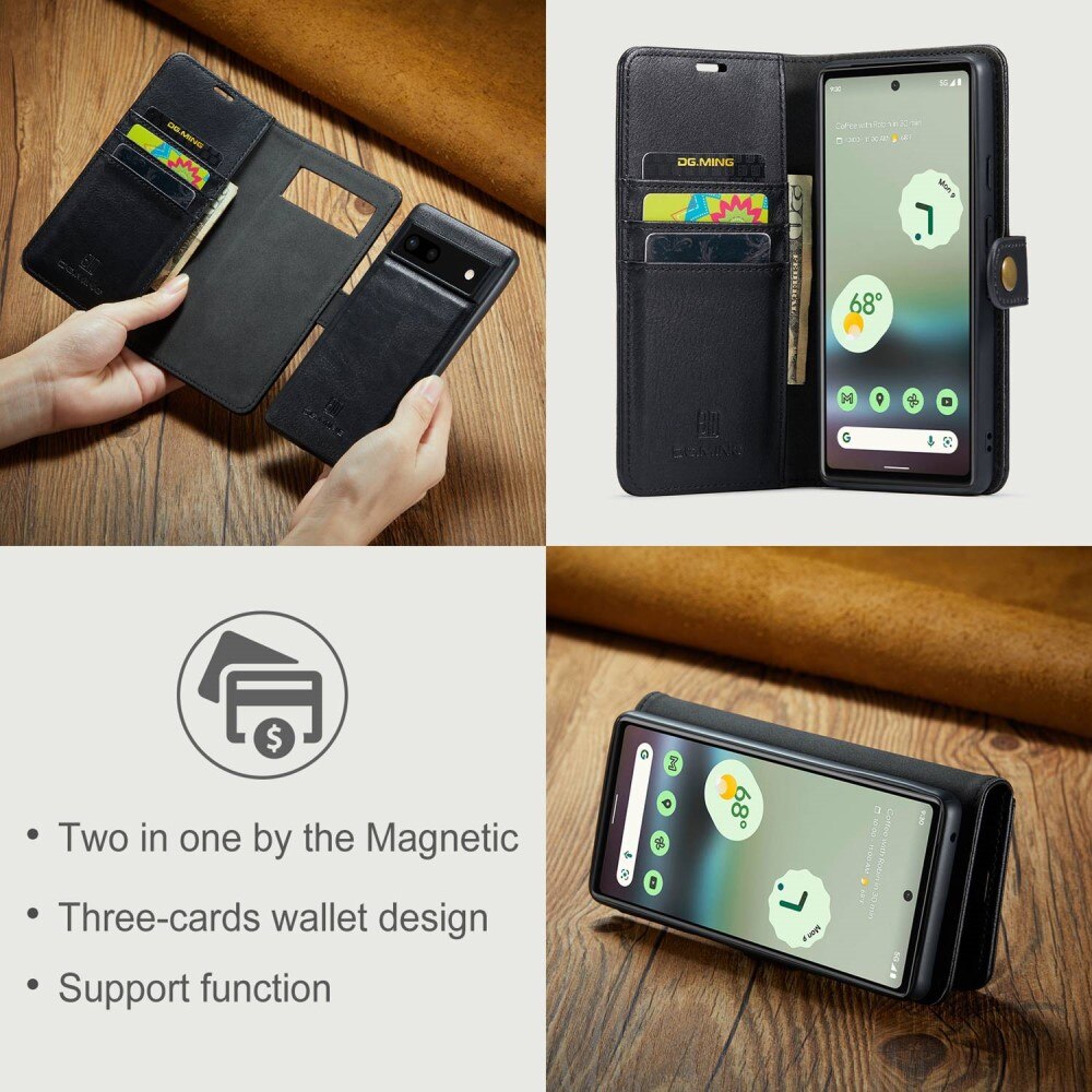 Handytasche Magnetische Google Pixel 6a Black