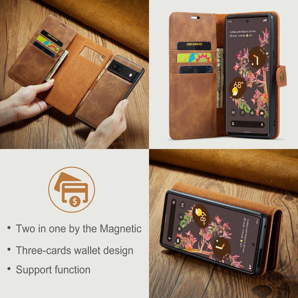 Handytasche Magnetische Google Pixel 7 Cognac