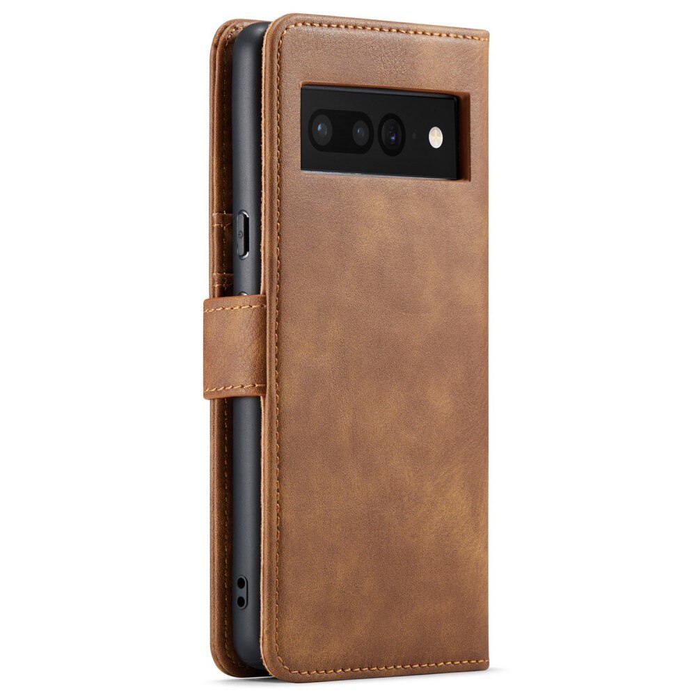 Handytasche Magnetische Google Pixel 7 Pro Cognac