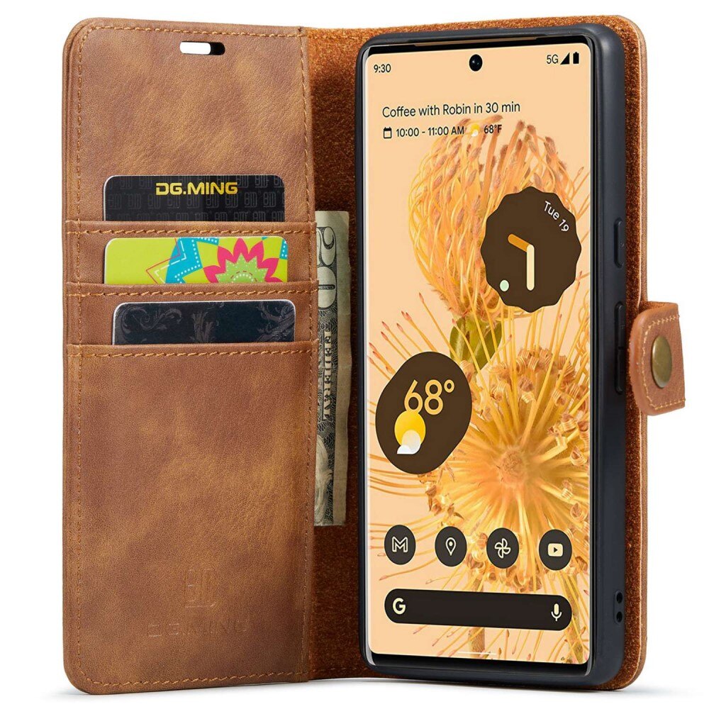 Handytasche Magnetische Google Pixel 7 Pro Cognac