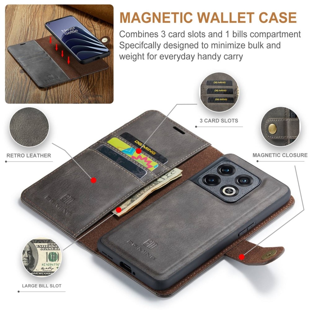 Handytasche Magnetische OnePlus 10 Pro Brown