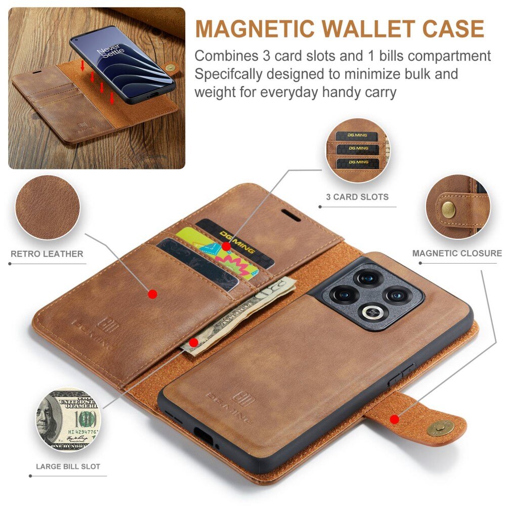 Handytasche Magnetische OnePlus 10 Pro Cognac