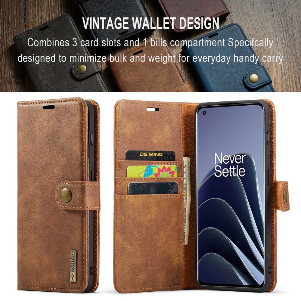 Handytasche Magnetische  OnePlus 10 Pro Cognac