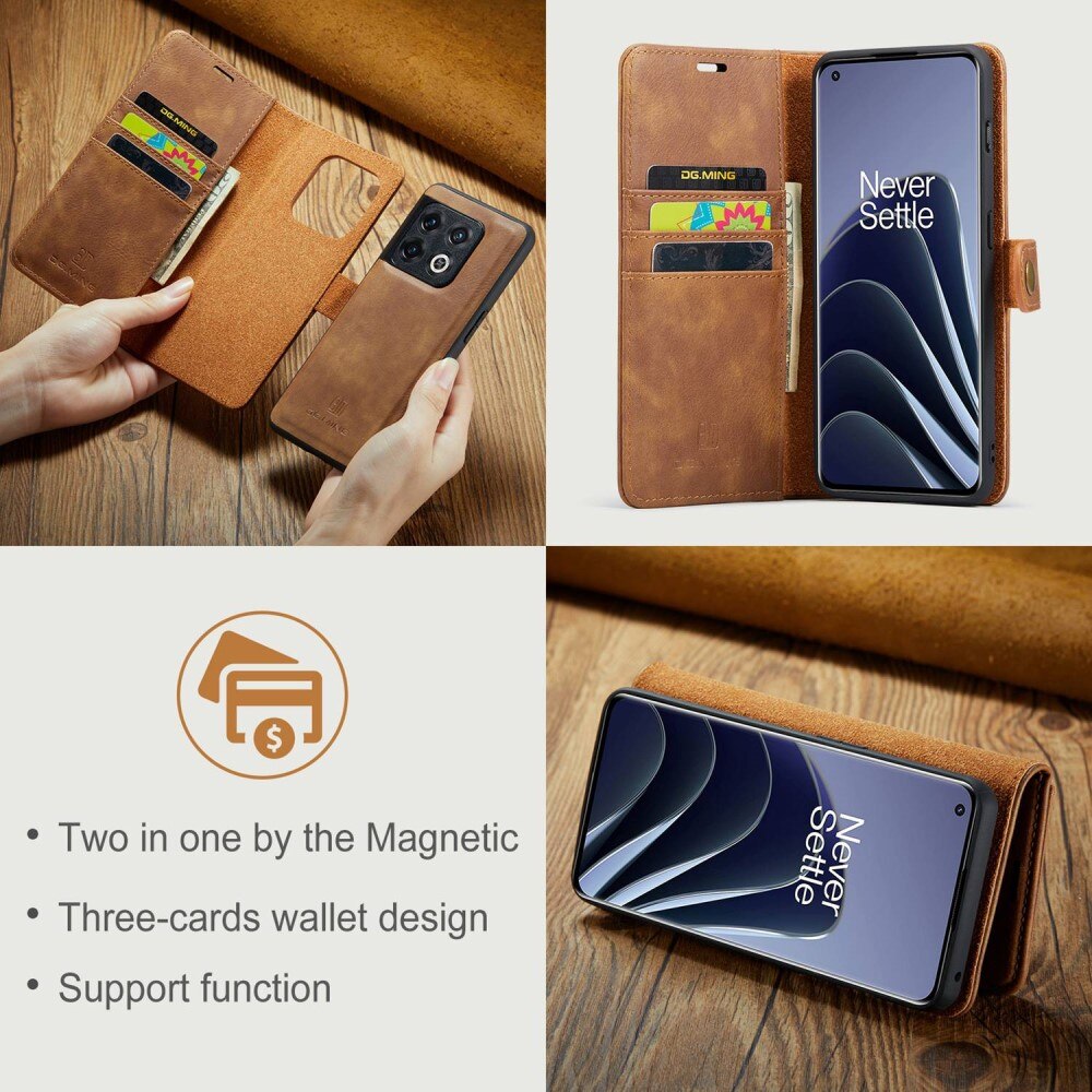 Handytasche Magnetische  OnePlus 10 Pro Cognac