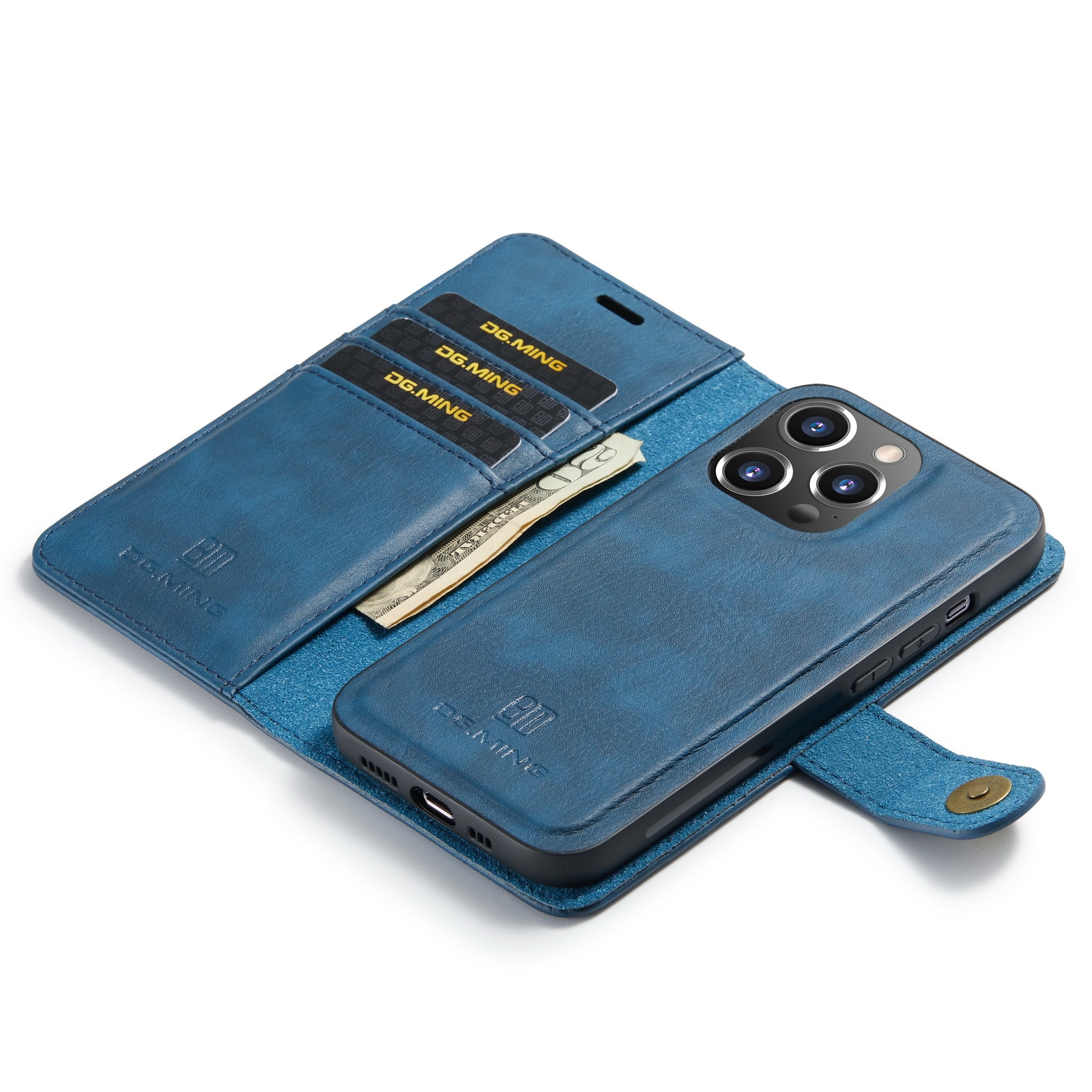 Handytasche Magnetische iPhone 14 Pro Max Blue