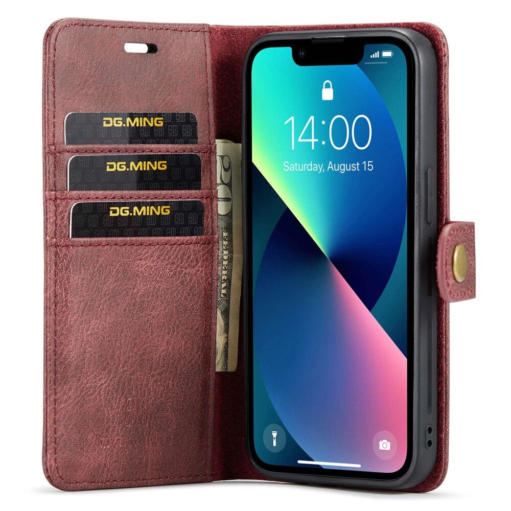 Handytasche Magnetische Apple iPhone 14 Plus Rot