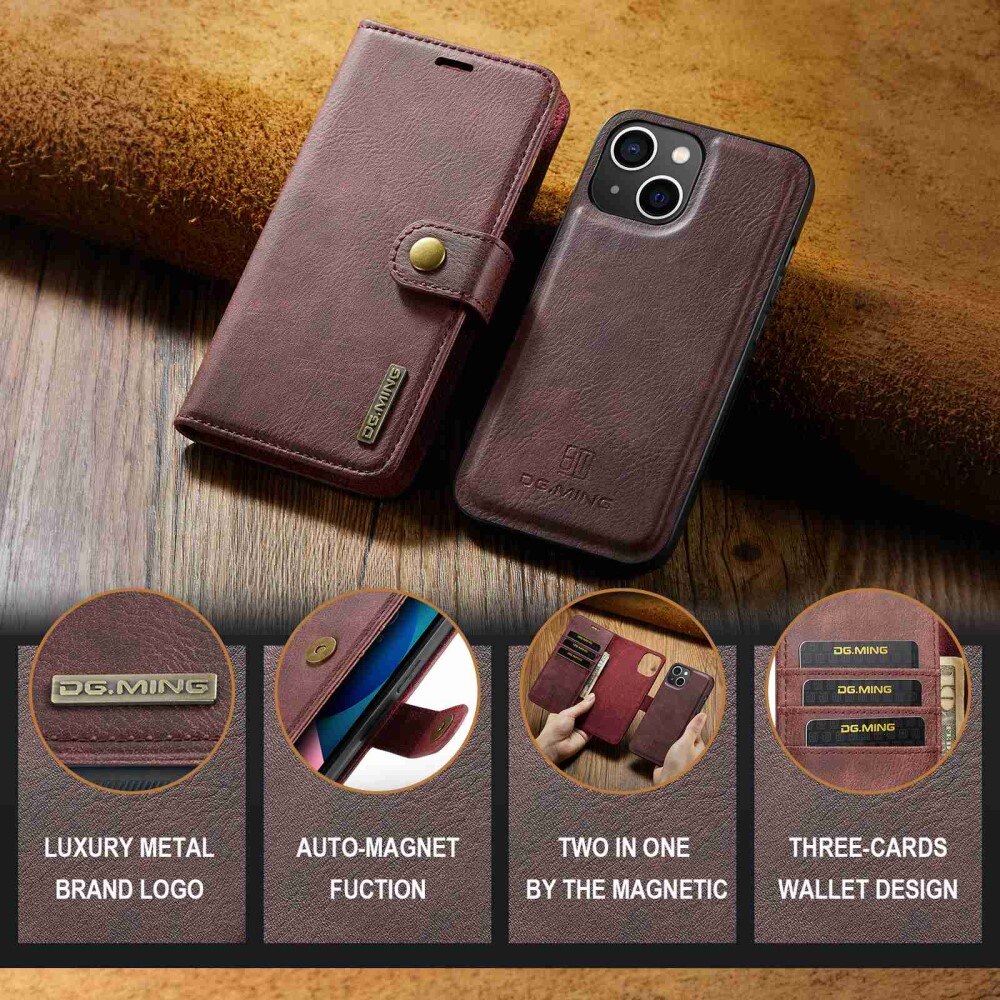 Handytasche Magnetische Apple iPhone 14 Plus Rot