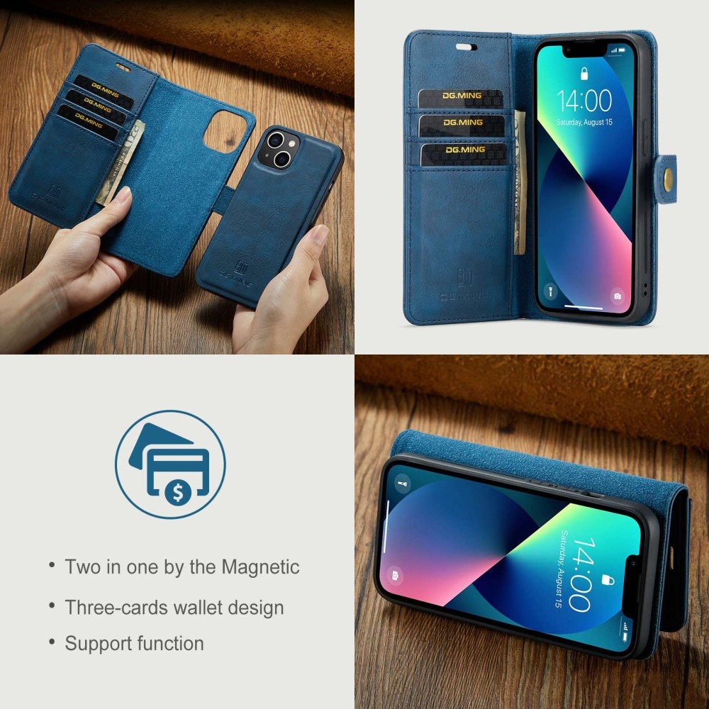 Handytasche Magnetische iPhone 14 Plus Blue