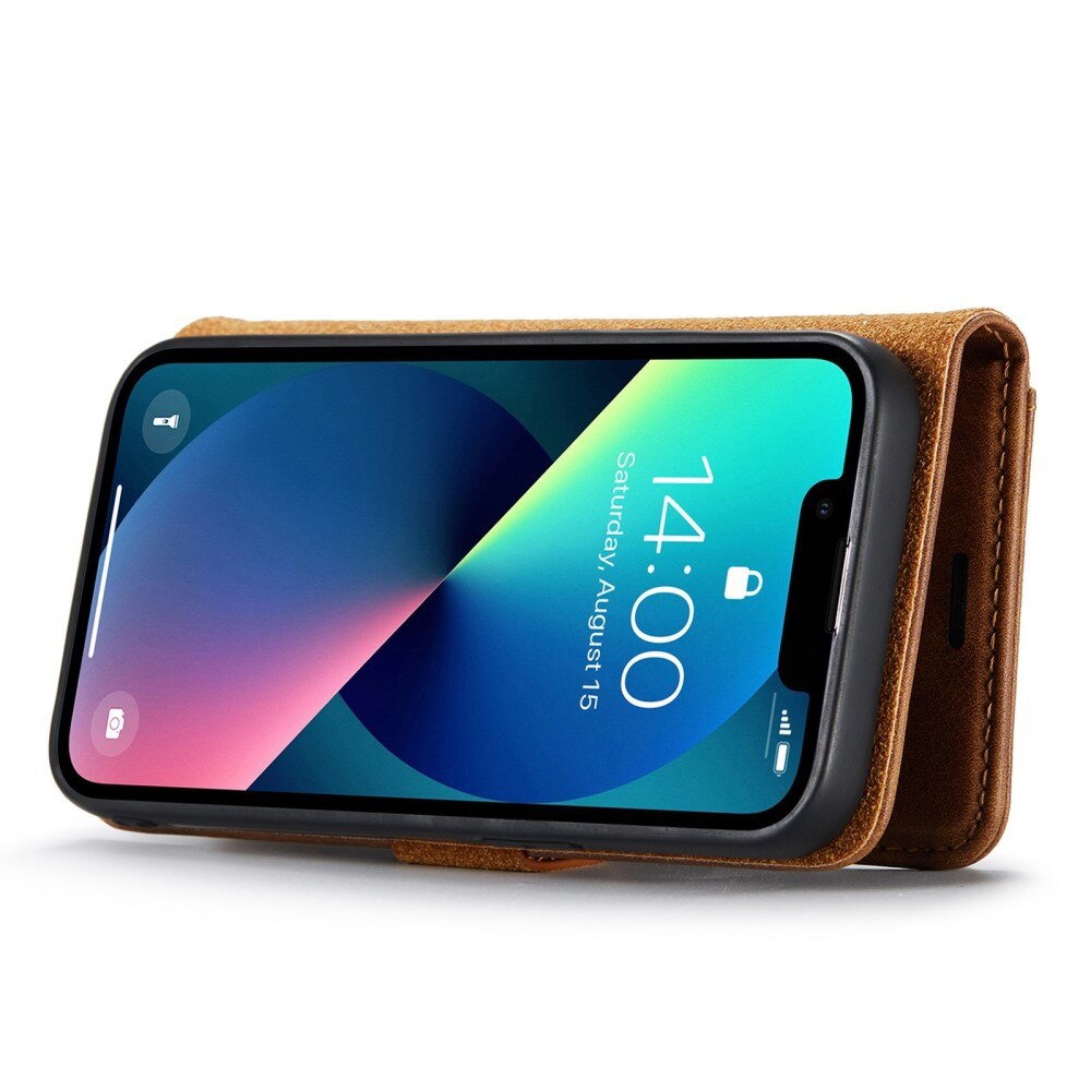 Handytasche Magnetische iPhone 14 Plus Braun