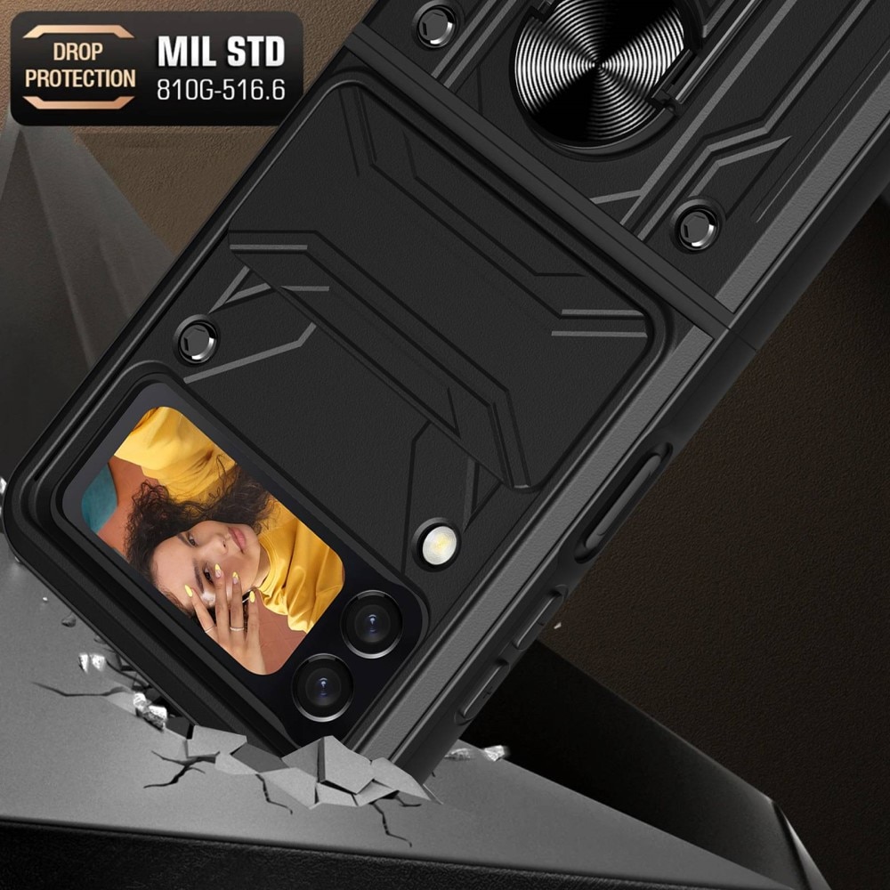 Samsung Galaxy A54 Hybrid-Hülle Tech Ring+Kameraschutz schwarz