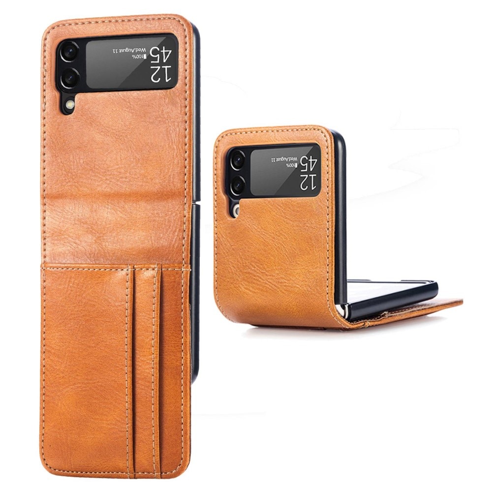 Samsung Galaxy Z Flip 4 Handytasche Cognac