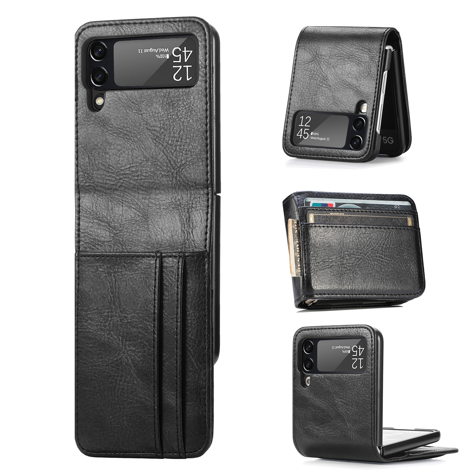 Samsung Galaxy Z Flip 4 Handytasche Schwarz