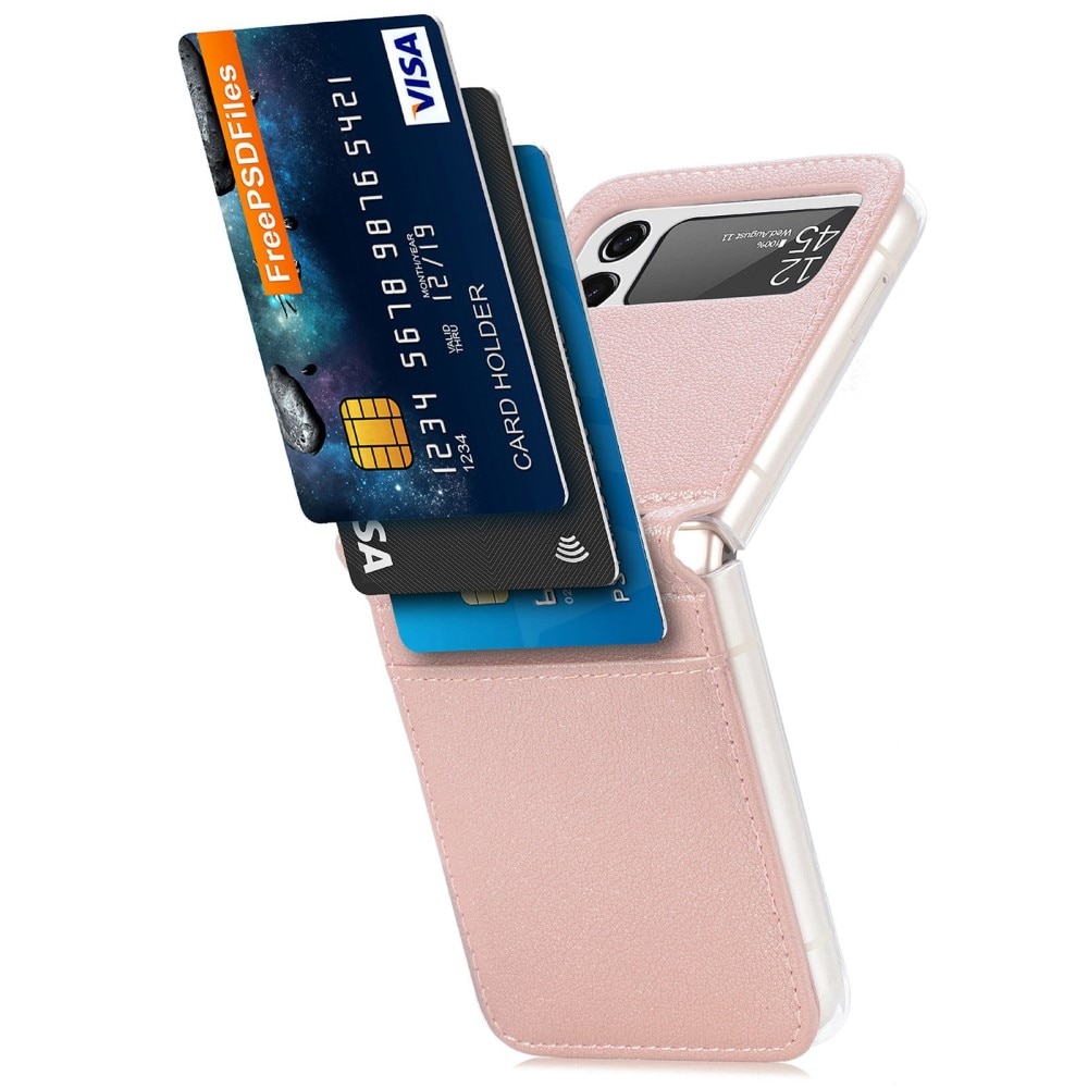 Slim Card Wallet Samsung Galaxy Z Flip 4 Rosa
