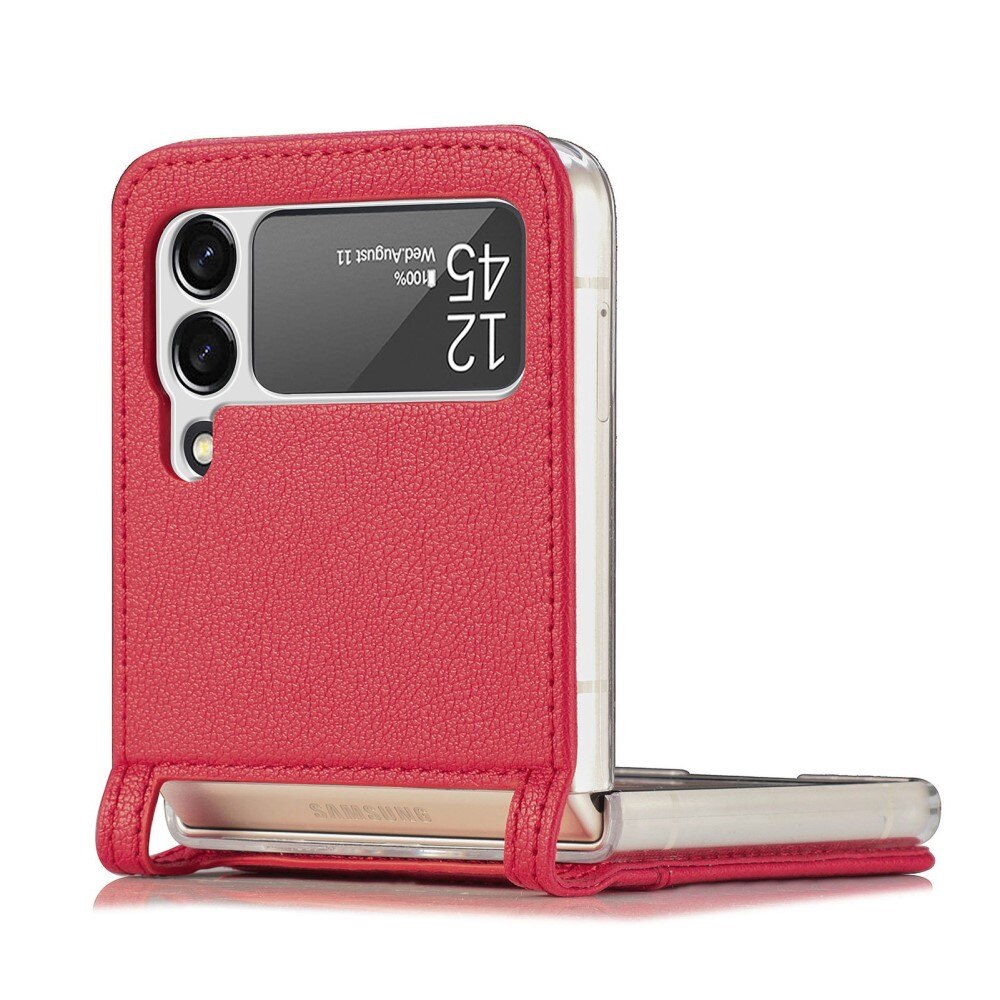 Slim Card Wallet Samsung Galaxy Z Flip 4 Rot