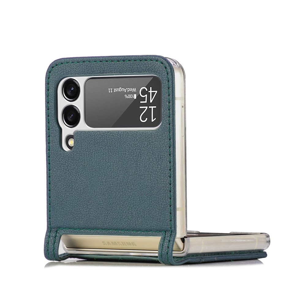 Slim Card Wallet Samsung Galaxy Z Flip 4 Grün