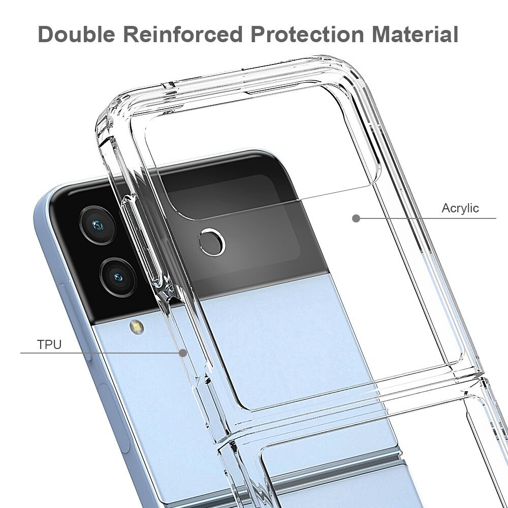 Samsung Galaxy Z Flip 4 Hybrid-Hülle Transparent