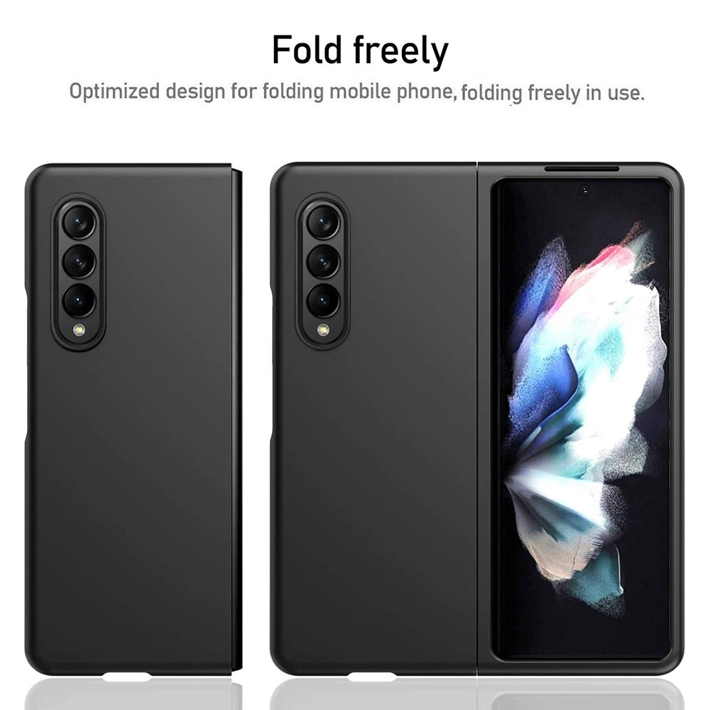 Samsung Galaxy Z Fold 4 Gummierte Hardcover Schwarz