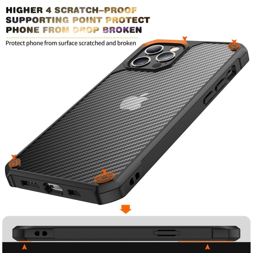 iPhone 14 Pro Hybrid-Hülle Carbon Fiber