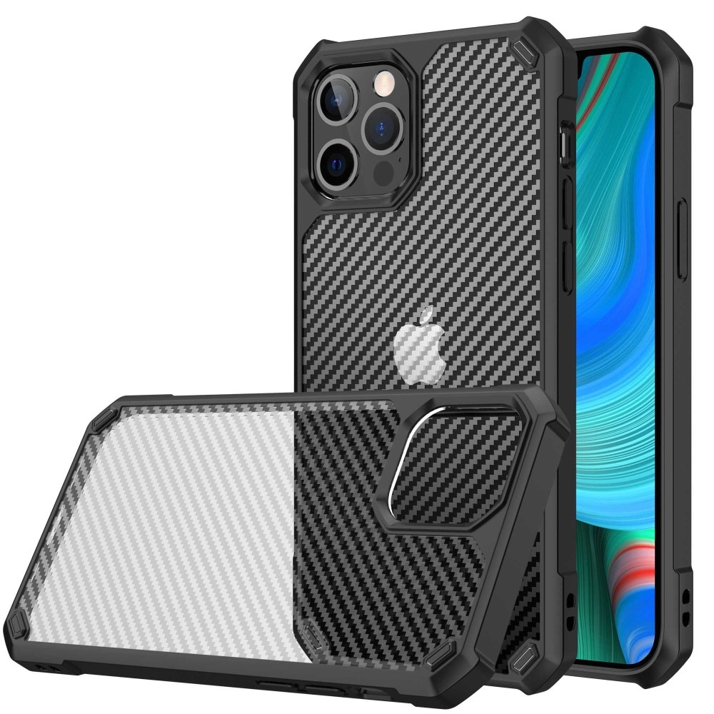 iPhone 14 Pro Max Hybrid-Hülle Carbon Fiber