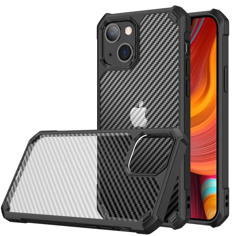 iPhone 14 Hybrid-Hülle Carbon Fiber