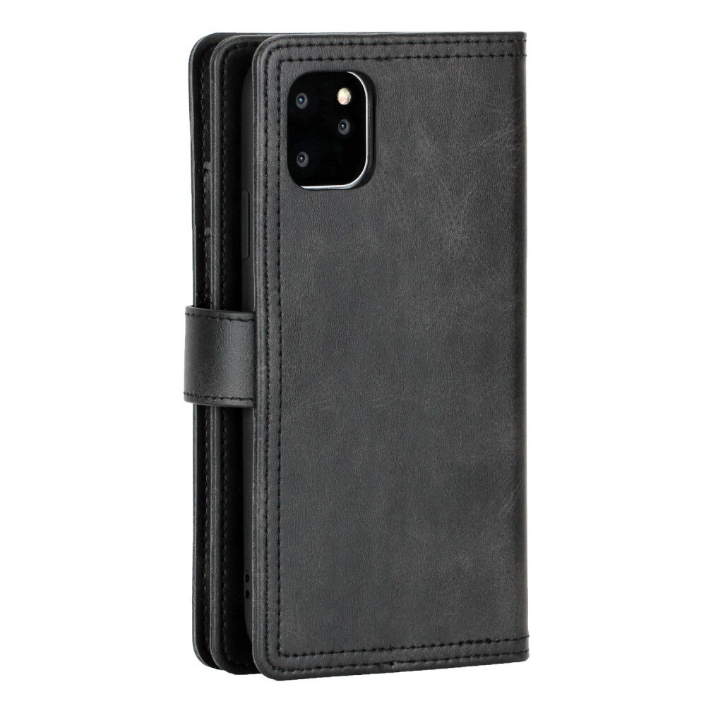 iPhone 14 Pro Multi Lederhülle Multi-slot Schwarz