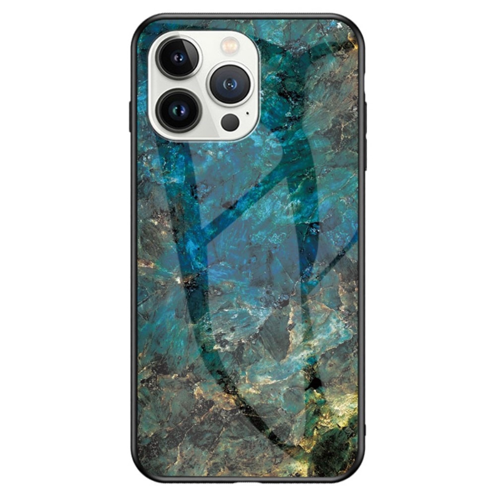 iPhone 14 Pro Max Hülle aus gehärtetem Glas Emerald