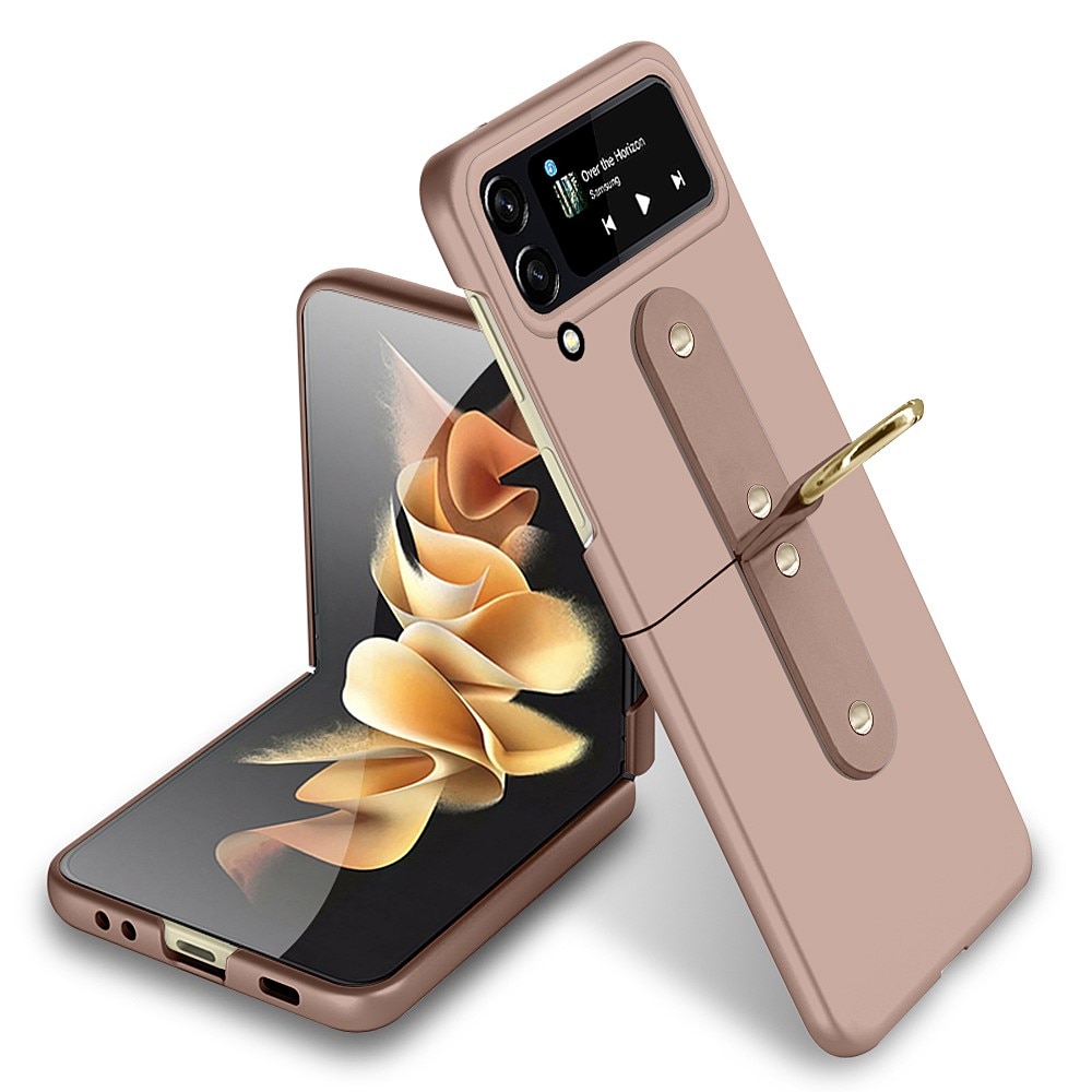 Samsung Galaxy Z Flip 4 Hülle Ringhalter roségold