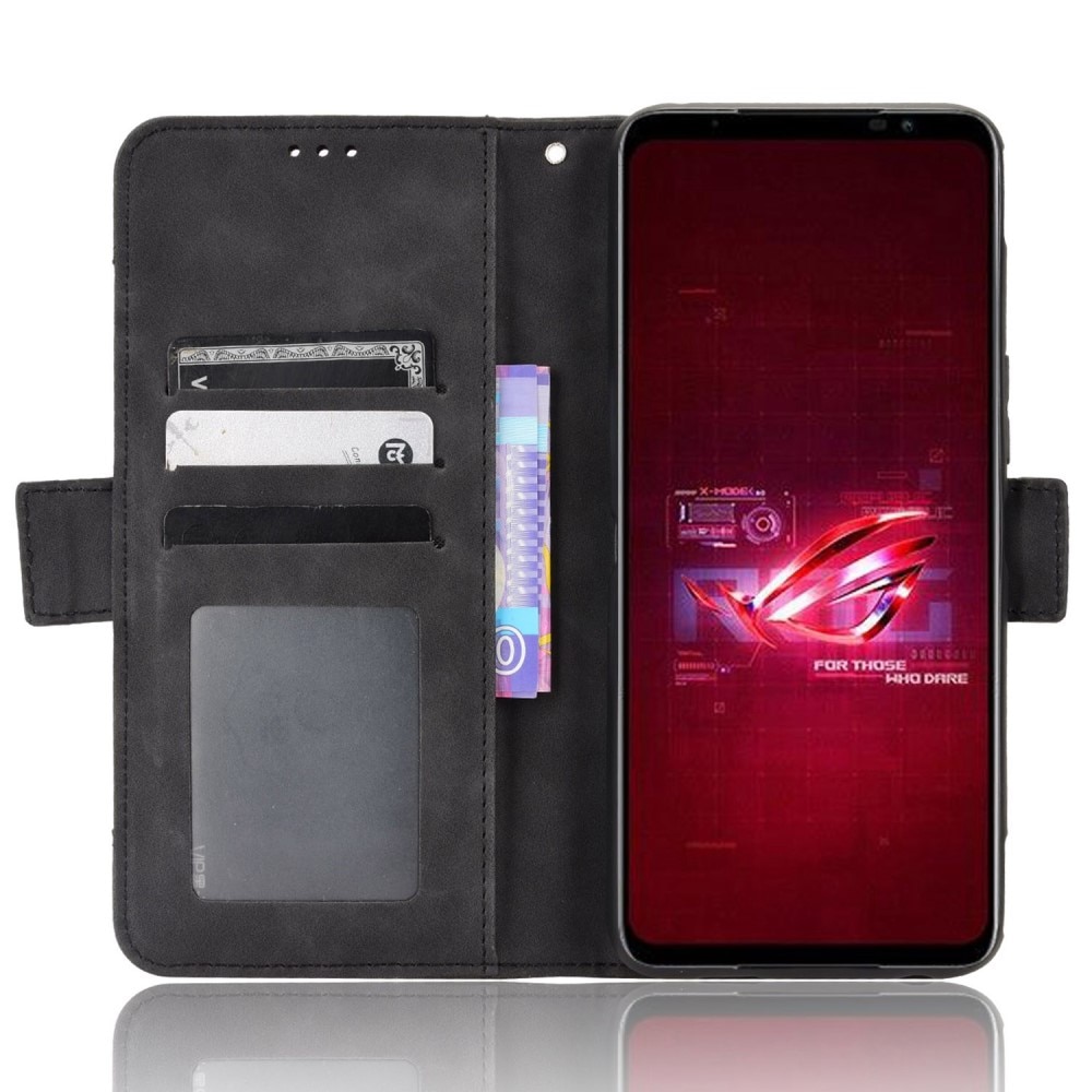 Asus ROG Phone 6/6 Pro Multi Portemonnaie-Hülle Schwarz