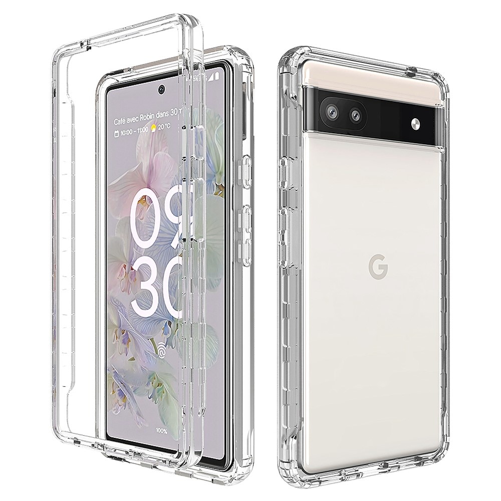 Google Pixel 6a Full Cover Hülle transparent