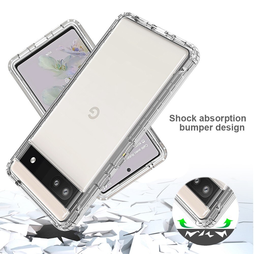 Google Pixel 6a Full Cover Hülle transparent