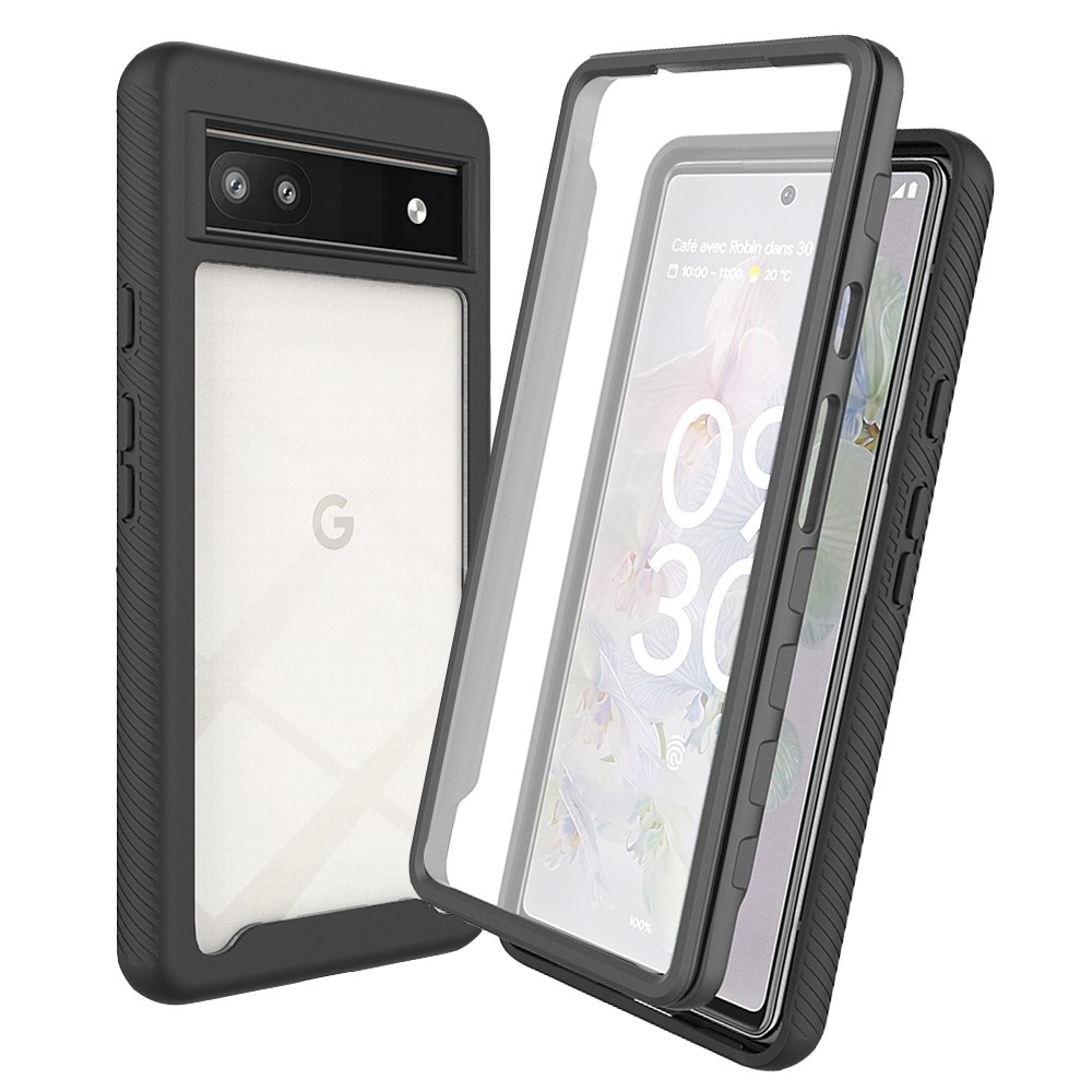 Google Pixel 7a Full Protection Case schwarz