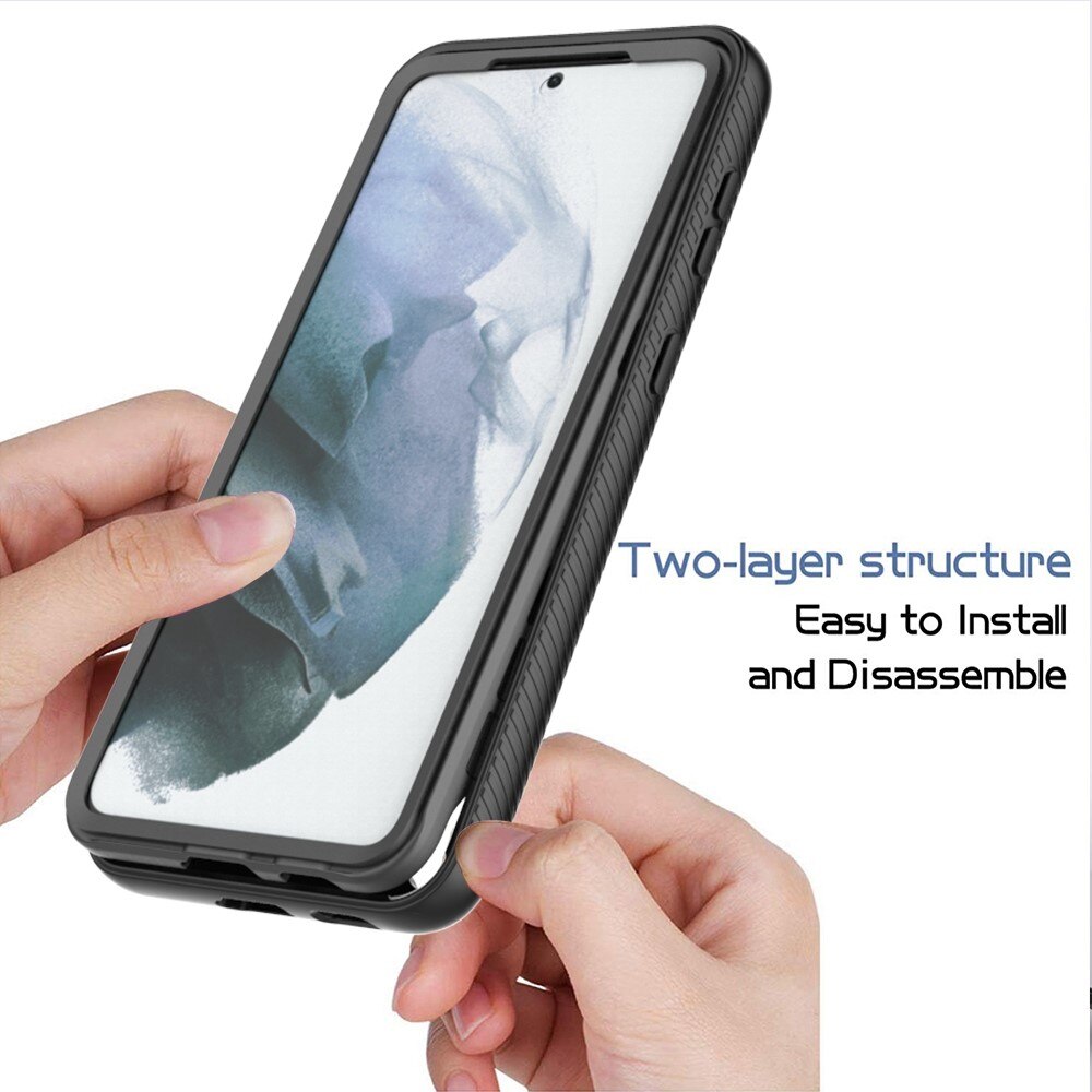 Samsung Galaxy S21 Plus Full Protection Case Schwarz